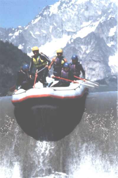 rafting Italie